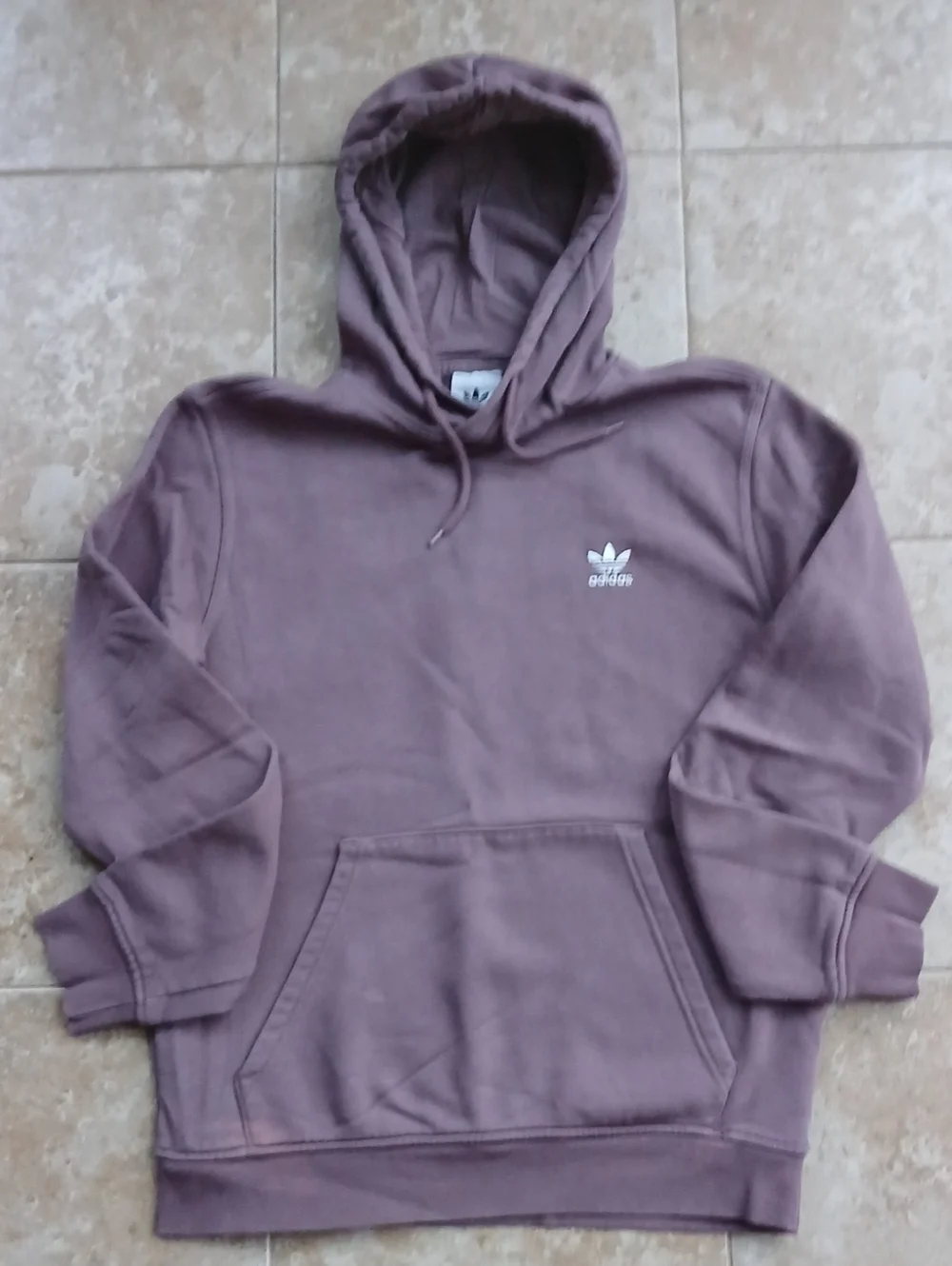 adidas Men's Dusty Purple Pullover Hoodie As-is